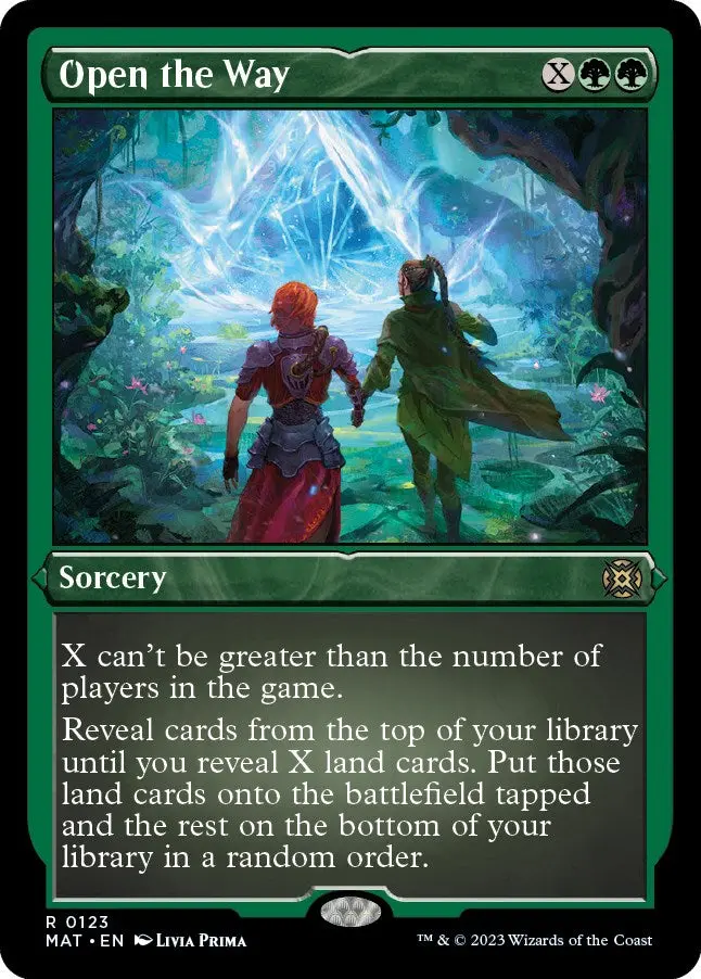 Open The Way (Foil Etched) [Mat - 123] 1