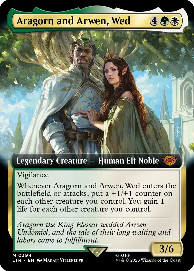 Aragorn And Arwen, Wed (Extended Art) [Ltr - 394] 1