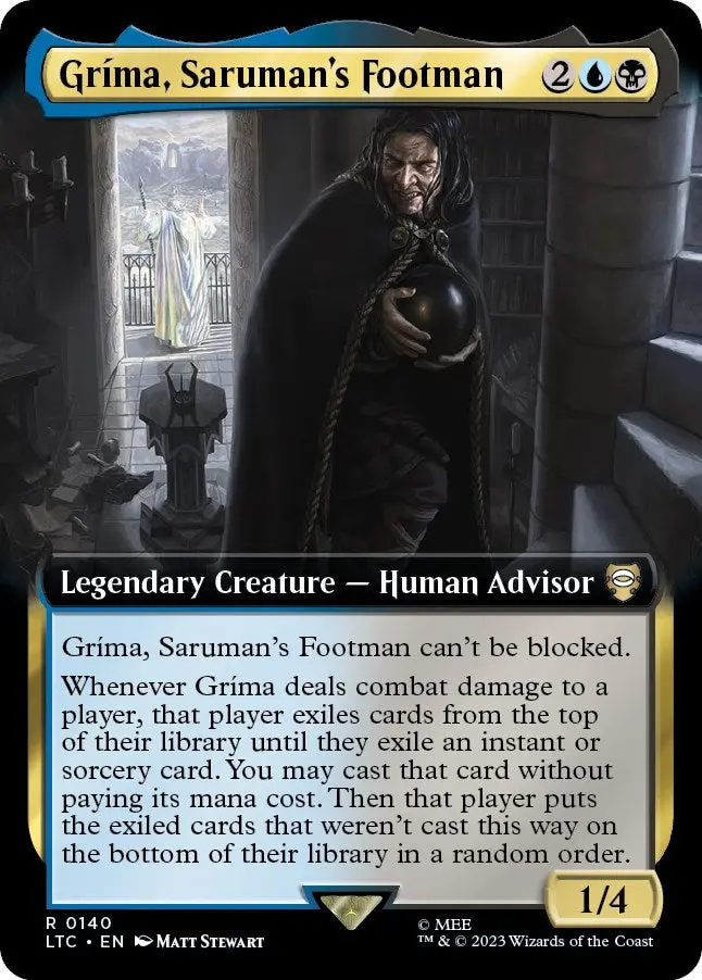 Grima, Saruman's Footman (Extended Art) [Ltc - 140] 1