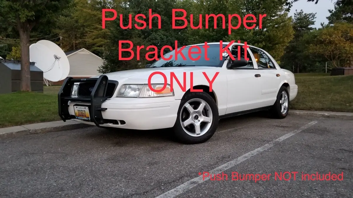 Push Bumper Bracket Kit: 03-11 Ford Crown Victoria 1