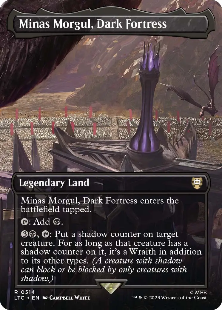 Minas Morgul, Dark Fortress (Borderless) [Ltc - 514] 1