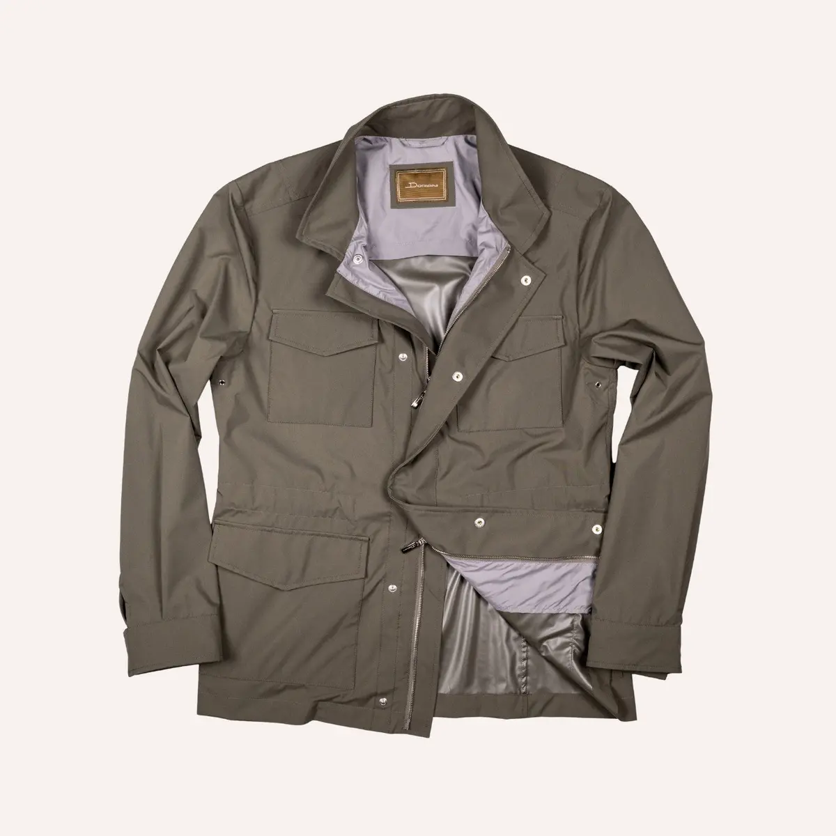 Olive Green Lightweight Technical Field Jacket 1
