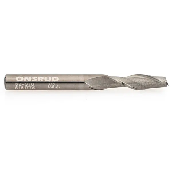 1/4" Solid Carbide Two Flute Upcut 1