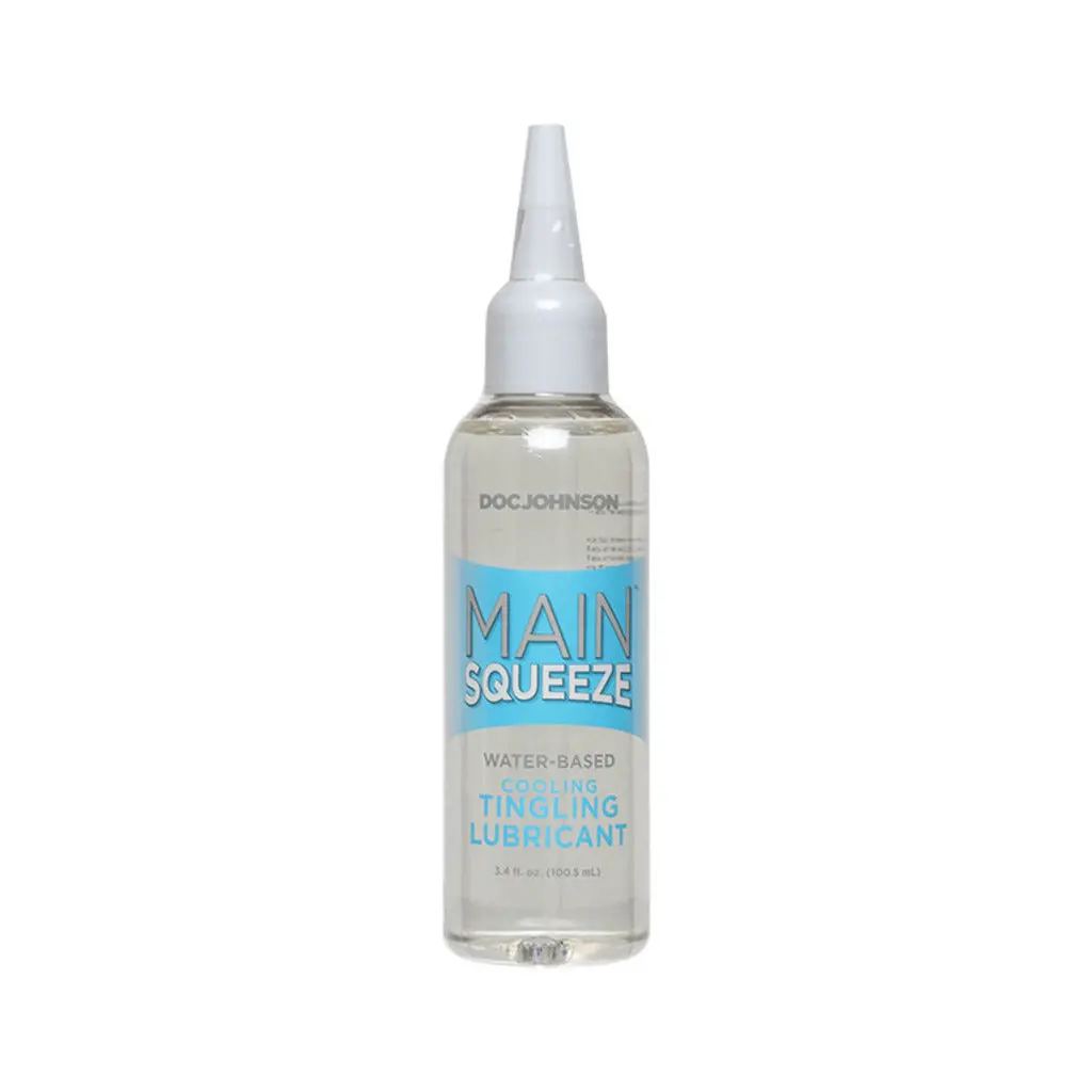 Main Squeeze Cooling/Tingling Water-Based Lubricant - 3.4Oz 1