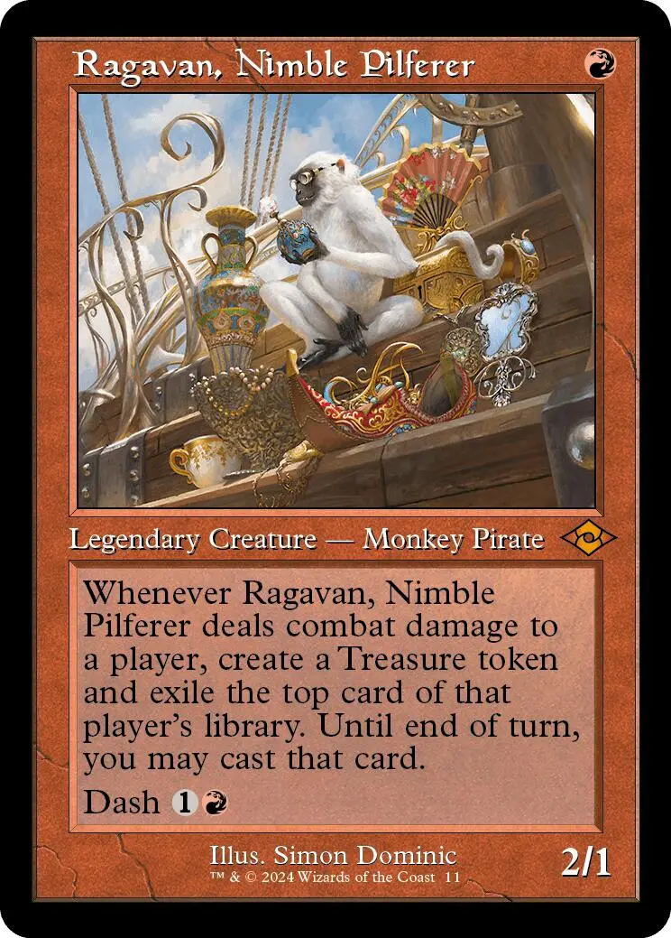 Ragavan, Nimble Pilferer (Retro Frame) [Mh2 - 11] 1