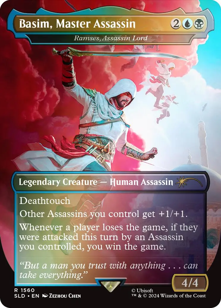 Basim, Master Assassin - Ramses, Assassin Lord (Rainbow Foil) [Sld - 1560] 1