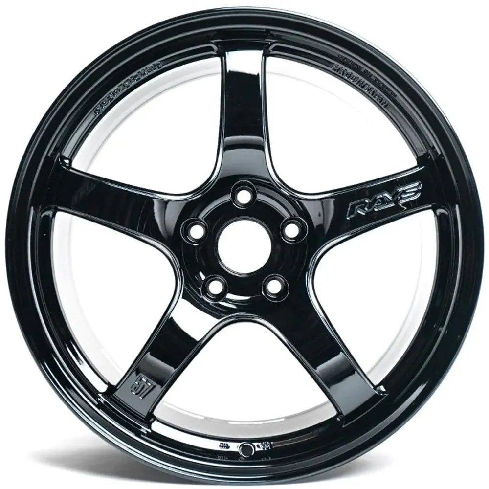 Rays Gram Lights 57Cr Wheels - Gloss Black 18X9.5 / 5X120 / +38 1