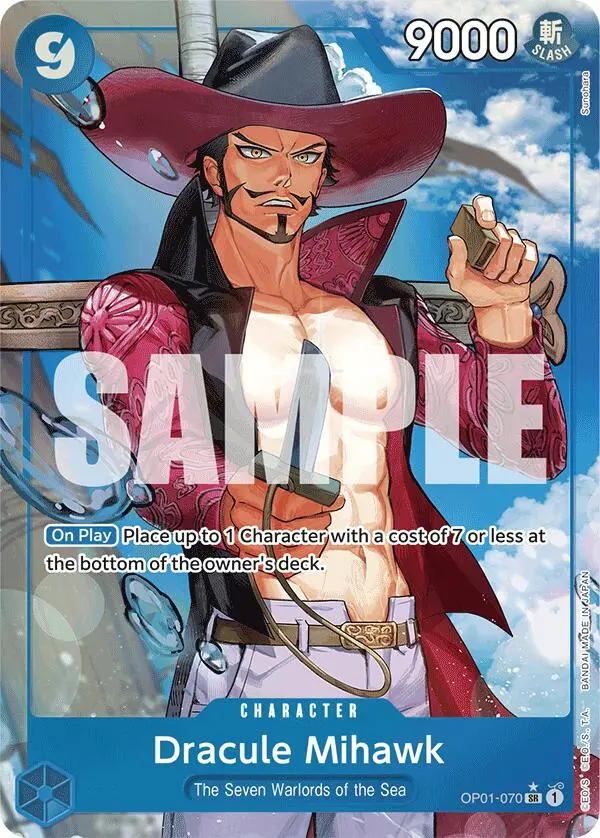 Dracule Mihawk (Op01-070) (Alternate Art) [Prb-01 - Op01-070] 1