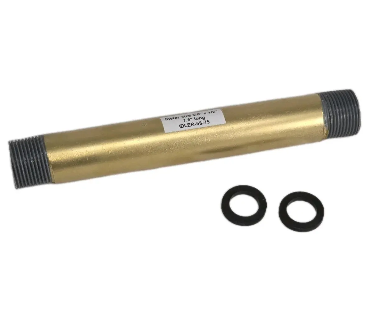Water Meter Spacer Idler Tube Schedule 80 Pvc,  5/8" Meter Temporary Meter Replacement 1
