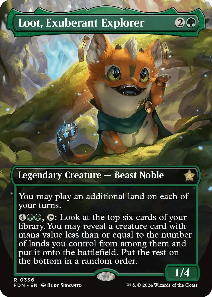 Loot, Exuberant Explorer (Borderless) [Fdn - 336] 1
