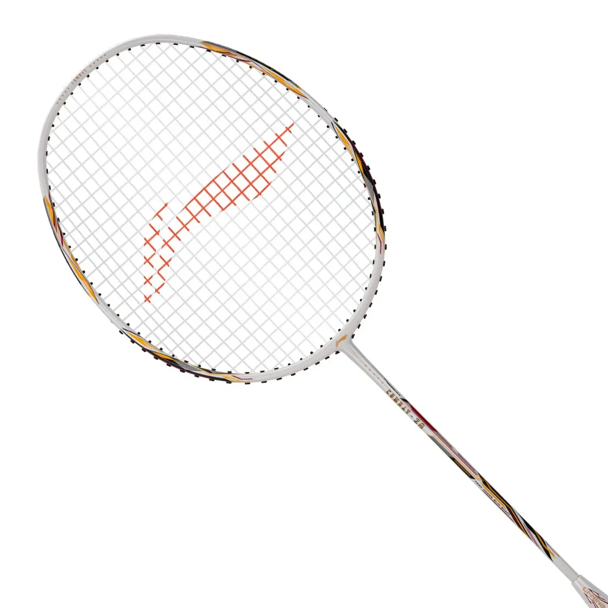 Li-Ning Combat Z8 Badminton Racket (White/Gold/Red) - 80 Grams 1