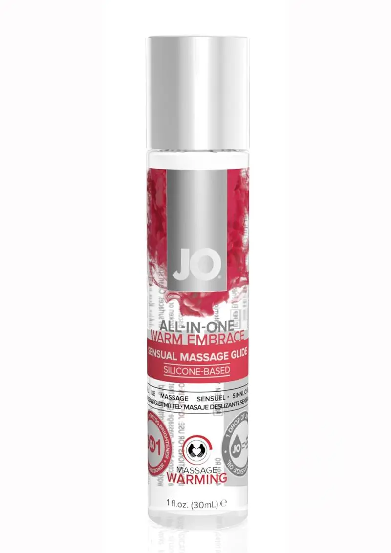 Jo All-In-One Silicone Massage Glide Warming 1Oz 1