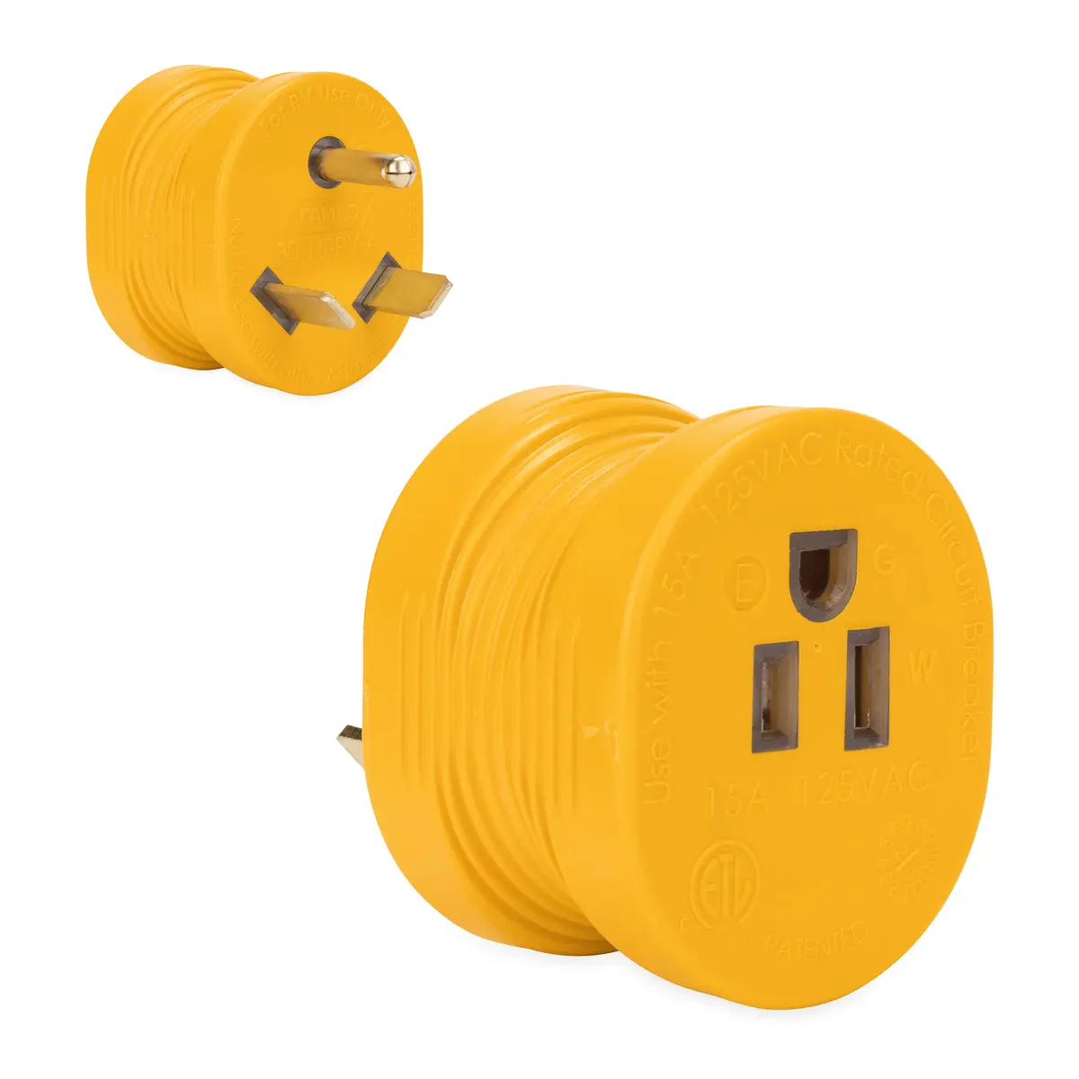 Powergrip - Adapter 30Am/15Af 125V/1875W (Card)(E/F), Cetl 1