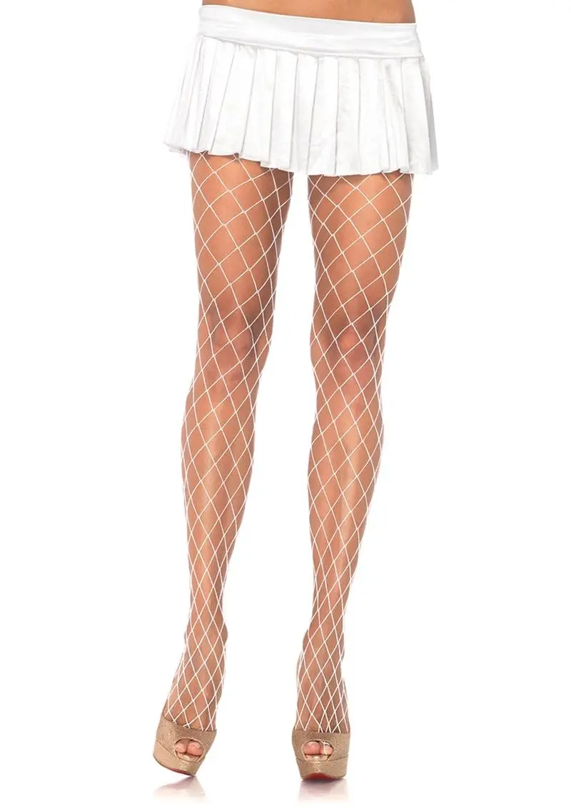 Leg Avenue Spandex Diamond Pantyhose - Os 1