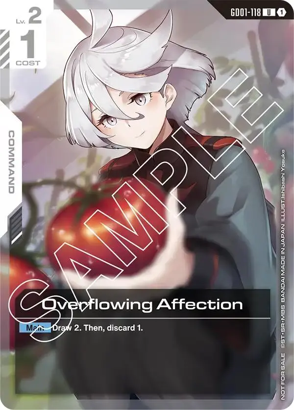 Overflowing Affection (Newtype Challenge 2025 Mission 1) [Gcg-Pr - Gd01-118] 1