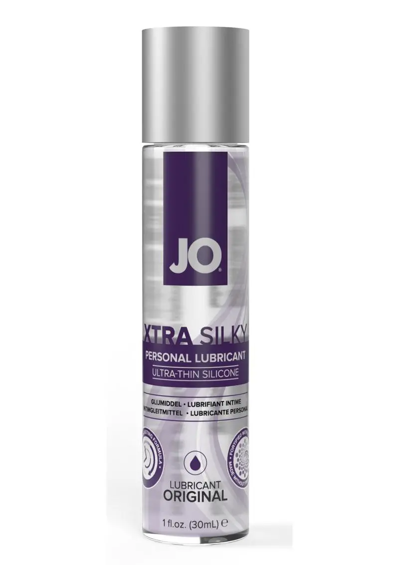 Jo Xtra Silky Thin Silicone Lubricant 1Oz 1