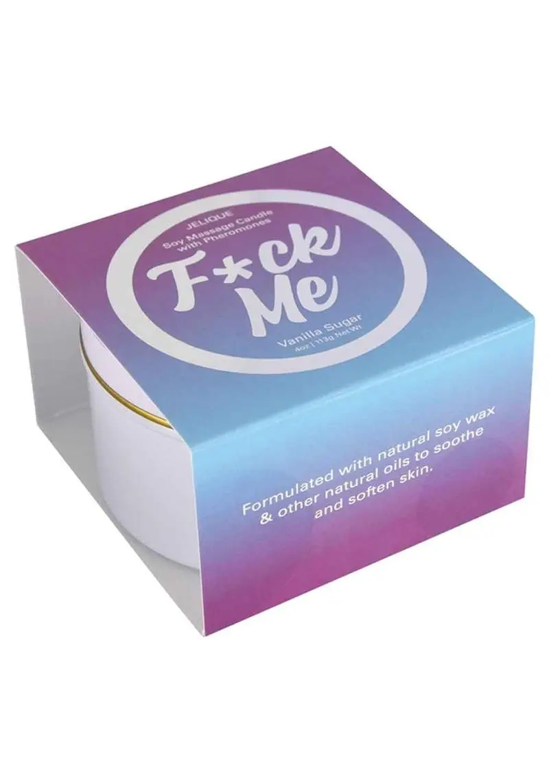 Jelique Massage Candle Pheromone F*Ck Me Vanilla Sugar 4Oz 1