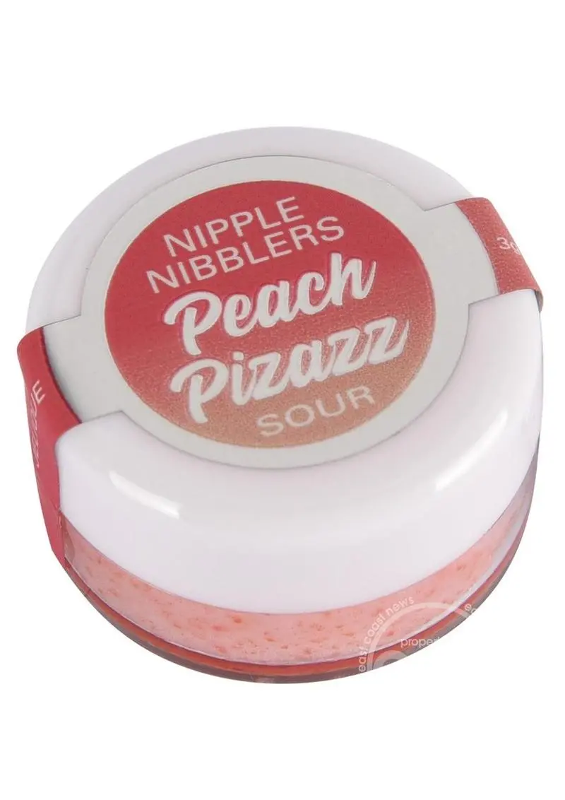 Jelique Nipple Nibblers Sour Tingle Balm Peach Pizazz 3 Gm. 1 Pc. 1