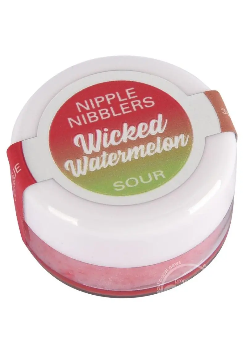 Jelique Nipple Nibblers Sour Tingle Balm Wicked Watermelon 3 Gm. 1 Pc. 1