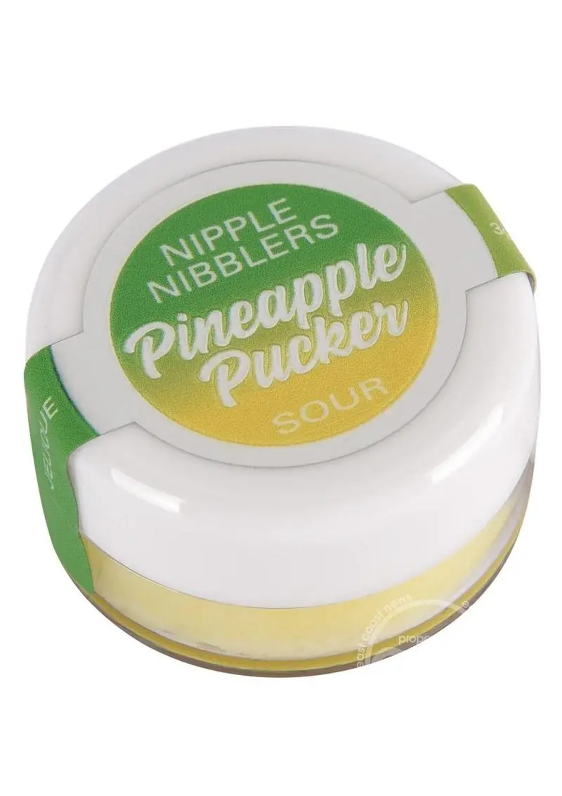 Jelique Nipple Nibblers Sour Tingle Balm Pineapple Pucker 3 Gm. 1 Pc. 1