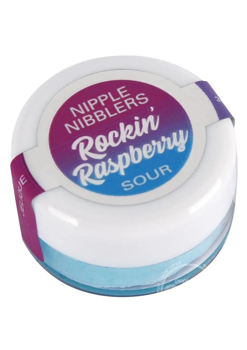 Jelique Nipple Nibblers Sour Tingle Balm Rockin Raspberry 3 Gm. 1 Pc. 1