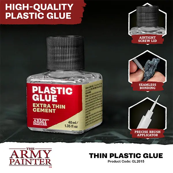 Glue: Plastic Glue- Extra Thin Cement, 40Oz 1