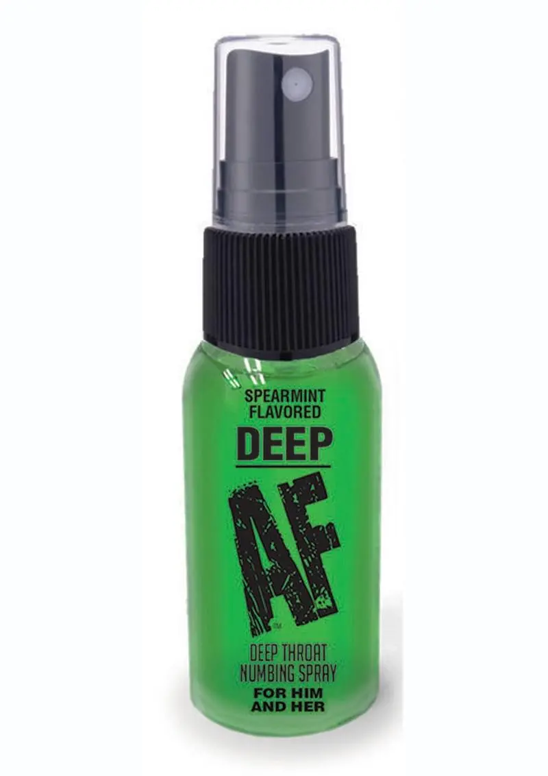 Deep Af Deep Throat Numbing Spray 1Oz - Spearmint 1