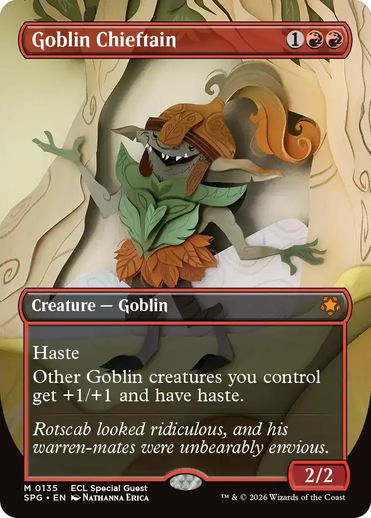 Goblin Chieftain (Borderless) [Spg - 135] 1