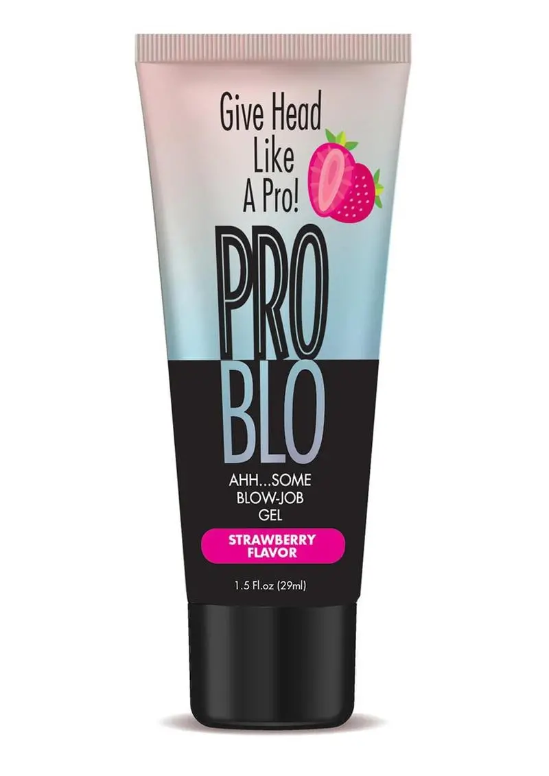 Problo Oral Pleasure Flavored Gel 1.5Oz - Strawberry 1
