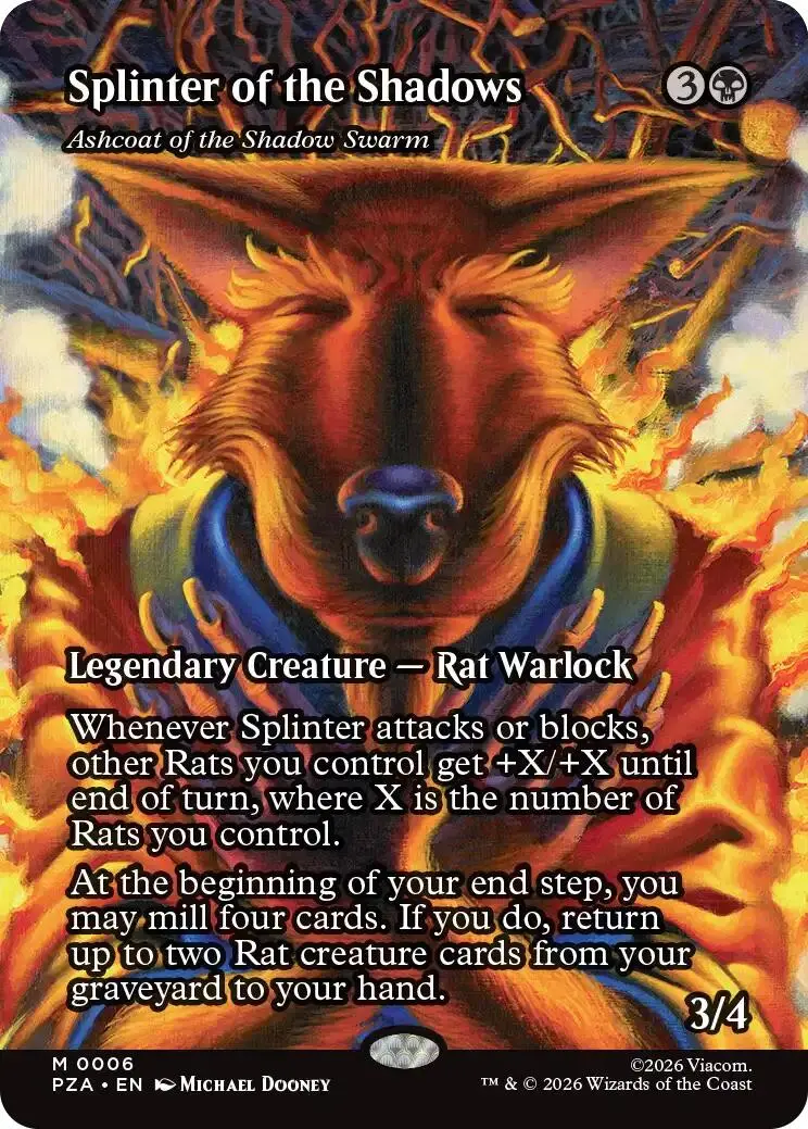 Splinter Of The Shadows - Ashcoat Of The Shadow Swarm (Borderless) [Pza - 6] 1
