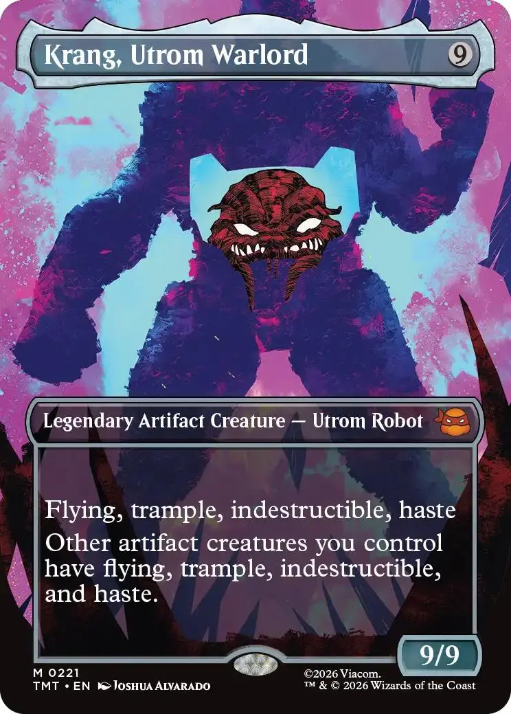 Krang, Utrom Warlord (Borderless) [Tmt - 221] 1