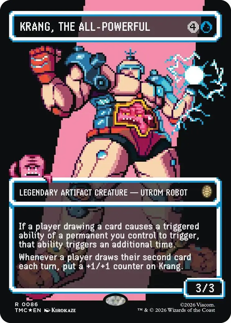 Krang, The All-Powerful (Borderless) (Surge Foil) [Tmc - 86] 1