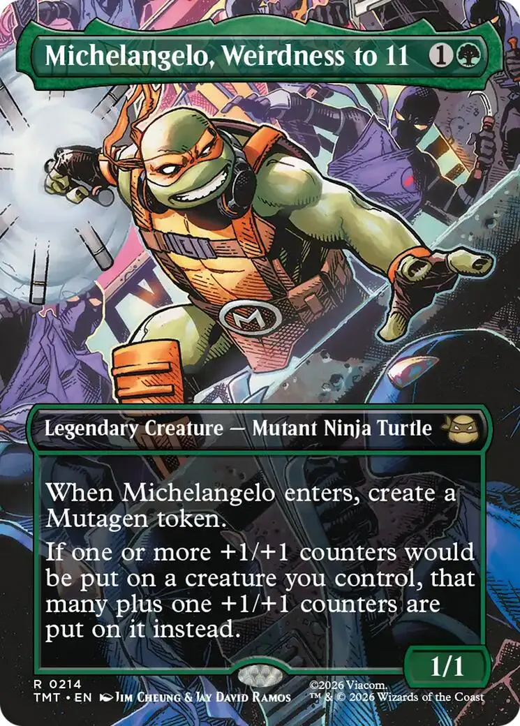 Michelangelo, Weirdness To 11 (Borderless) [Tmt - 214] 1