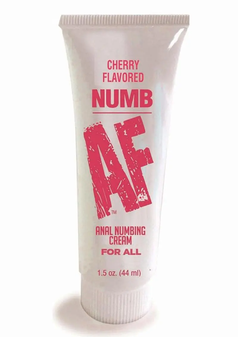 Numb Af Anal Numbing Flavored Cream 1.5Oz 1