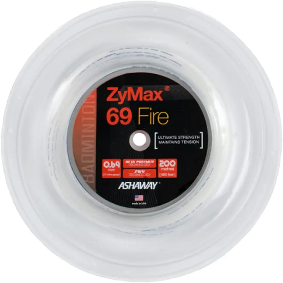 Ashaway Zymax 69 Fire Badminton String Reel (200M) 1