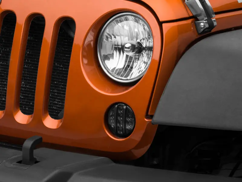 Raxiom 07-18 Jeep Wrangler Jk Axial Series Led Front Turn Signals (Smoked) 1