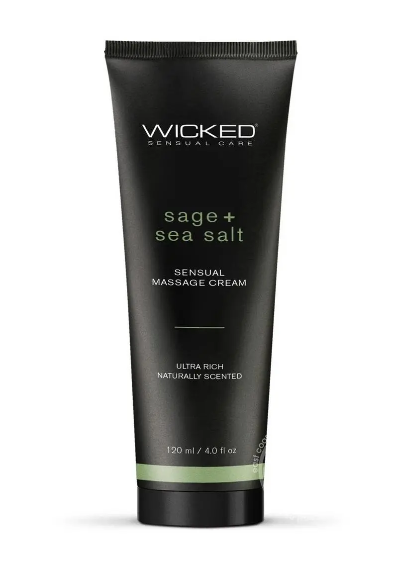 Wicked Sensual Massage Cream - Sage & Sea Salt 1