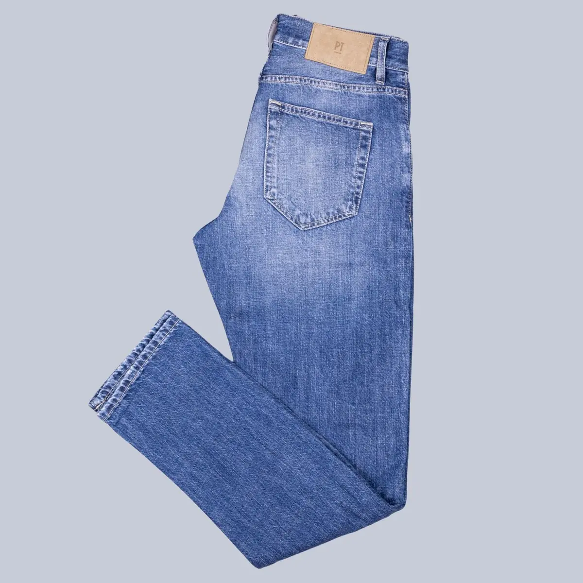 Light Washed Blue Denim Regular Fit 1
