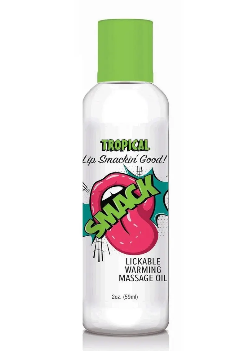 Smack Lickable Massage Oil 2Oz - Tropical 1
