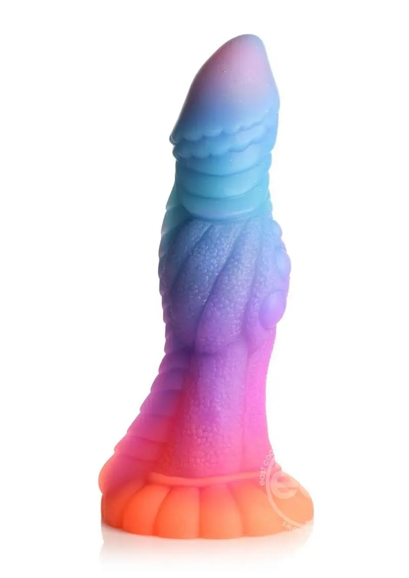 Creature Cocks Galactic Cock Alien Creature Glow In The Dark Silicone Dildo 1
