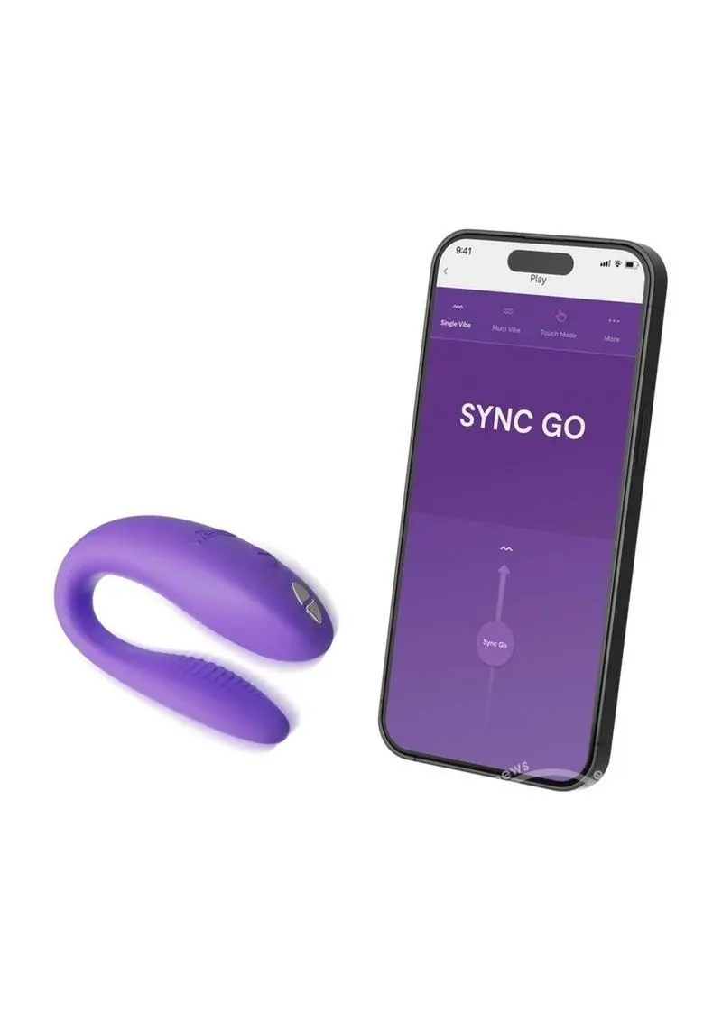 We-Vibe Sync Go App Control Rechargeable Silicone Couples Vibrator 1