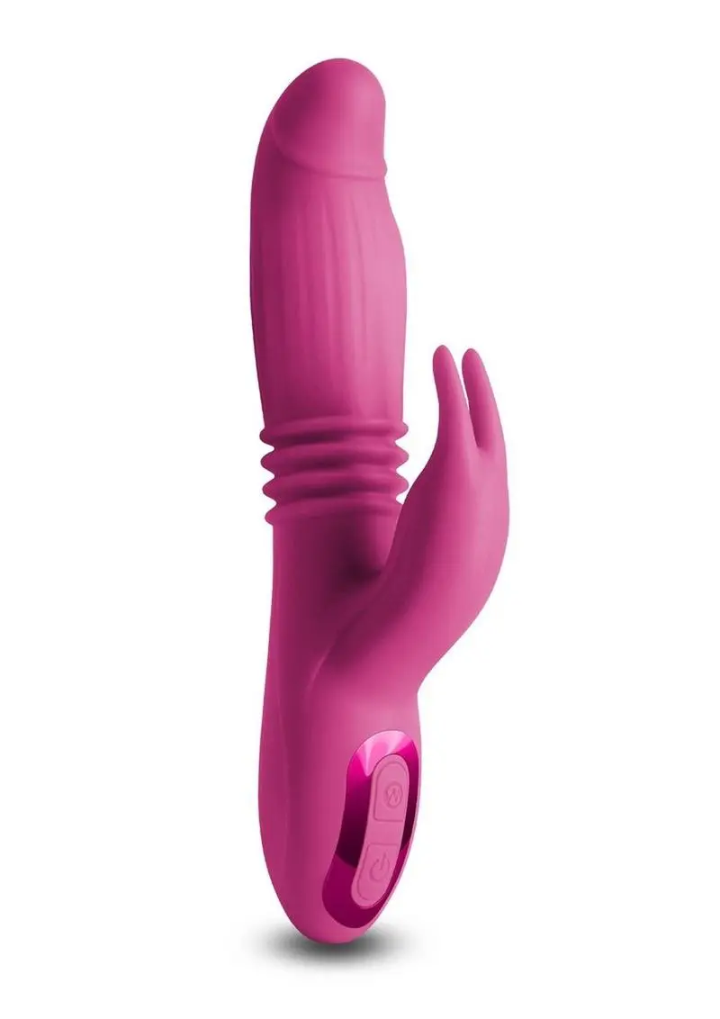 Inya Passion Rechargeable Silicone Rabbit Vibrator - Pink 1