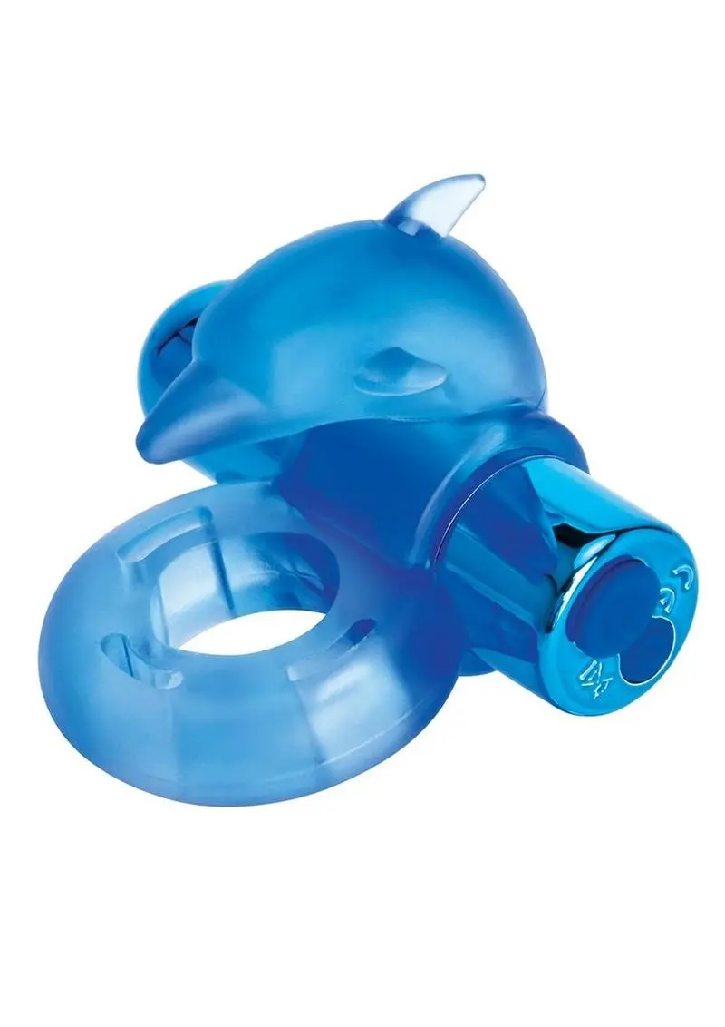 Bodywand Rechargeable Silicone Dancing Dolphin Ring 1