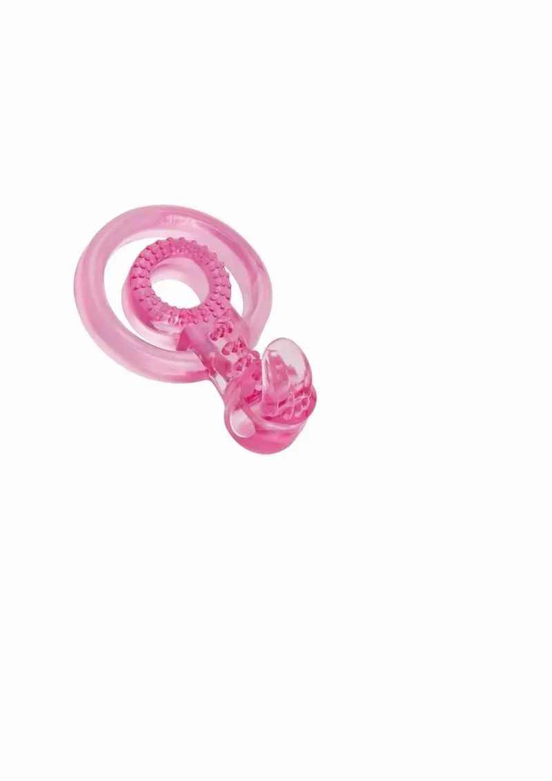 Bodywand Rechargeable Silicone Duo Ring With Clit Tickler 1
