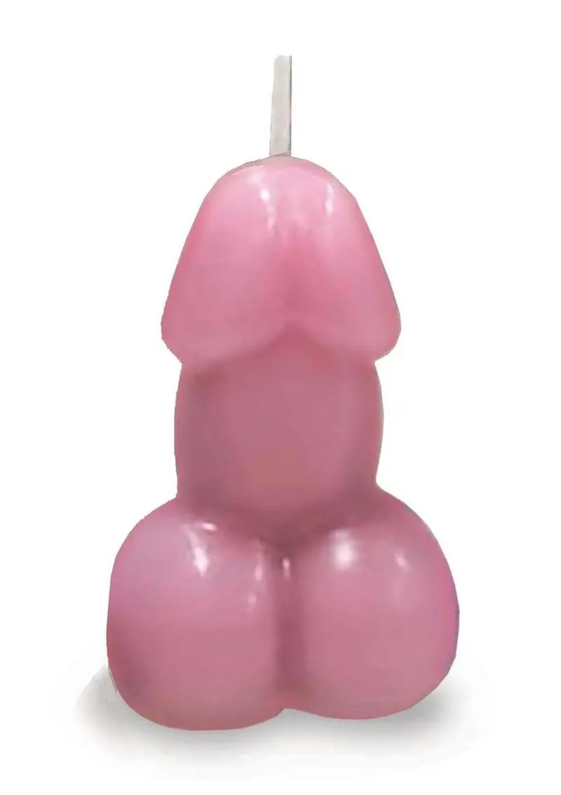 Eden's Candle Vanilla Scented Penis - Rose Pink 1