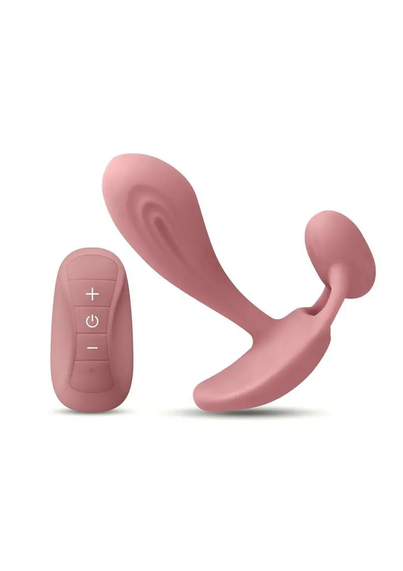Secrets Echo Rechargeable Silicone G-Spot Vibrator With Clitoral Stimulation And Remote Control 1
