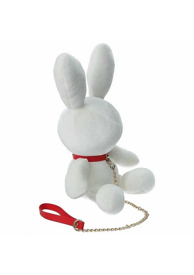 S-Line Rabbit Bondage Velvet - Small - White 1