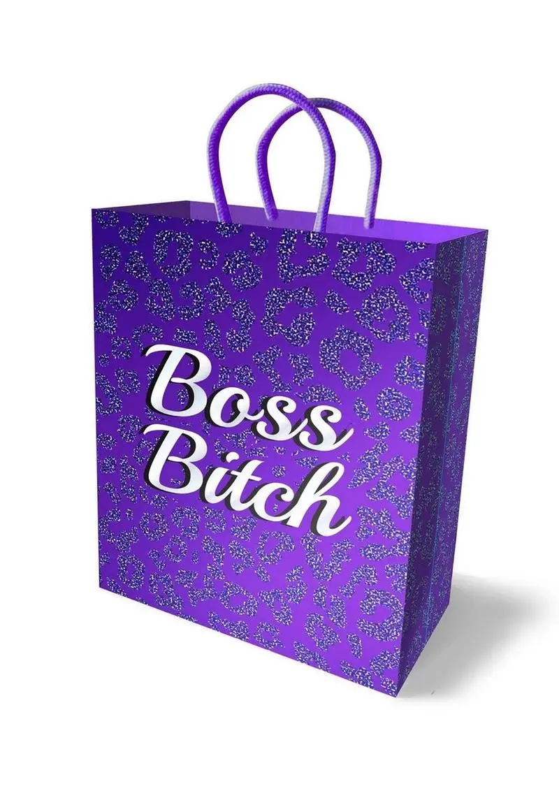 Boss Bitch Gift Bag - Purple/White 1