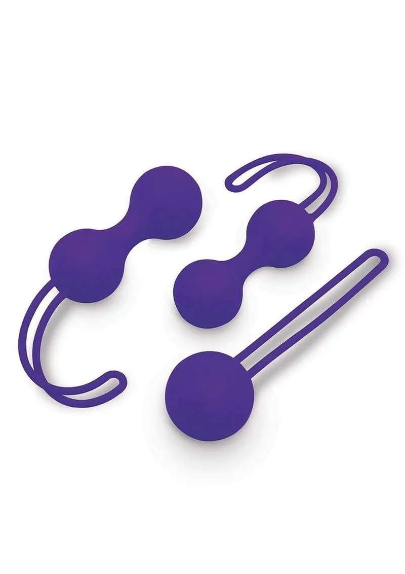 Bodywand Squeeze Silicone Kegel Training Set 37-65G (3 Piece) 1