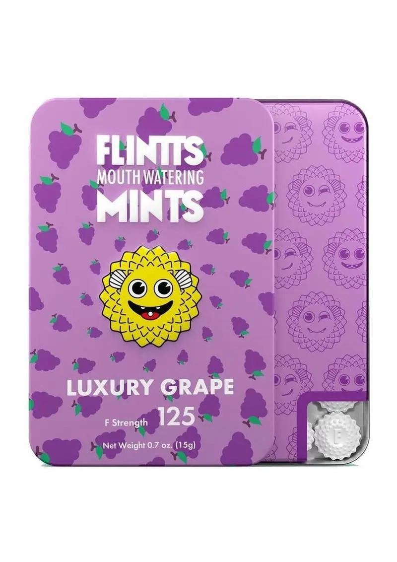 Flintts Mints Mouth Watering Oral Delights  28-30 Per Tin 1